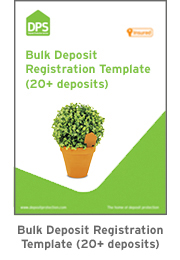 Bulk Deposit Registration Template (20+ deposits)