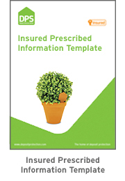 Insured Prescribed Information Template