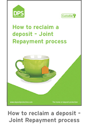How to reclaim a deposit - Joint Repayment process