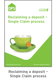 Reclaiming a Deposit - Single Claim process