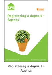 Registering a deposit - Agents